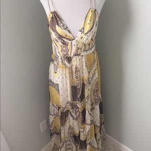 Elie Tahari maxi with patchwork design